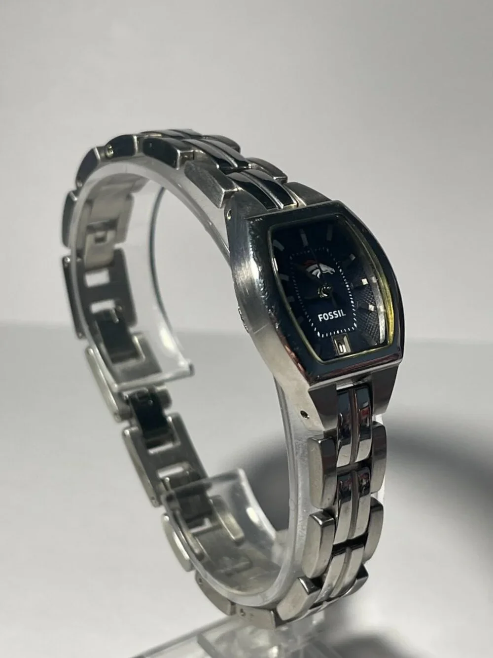 Denver Broncos NFL Stainless-Steel Bracelet Watch by Fossil